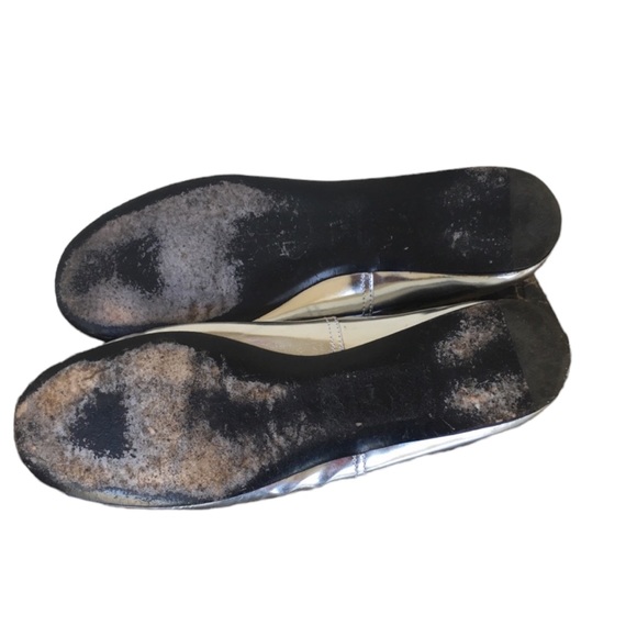 Authentic Prada flats silver/black size 38.5 - Picture 8 of 8